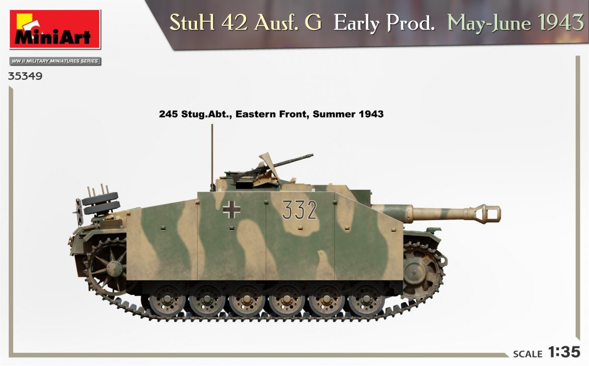 Mini Art 35349 StuH 42 Ausf. G Early Prod. May-June 1943 1/35 – image 7