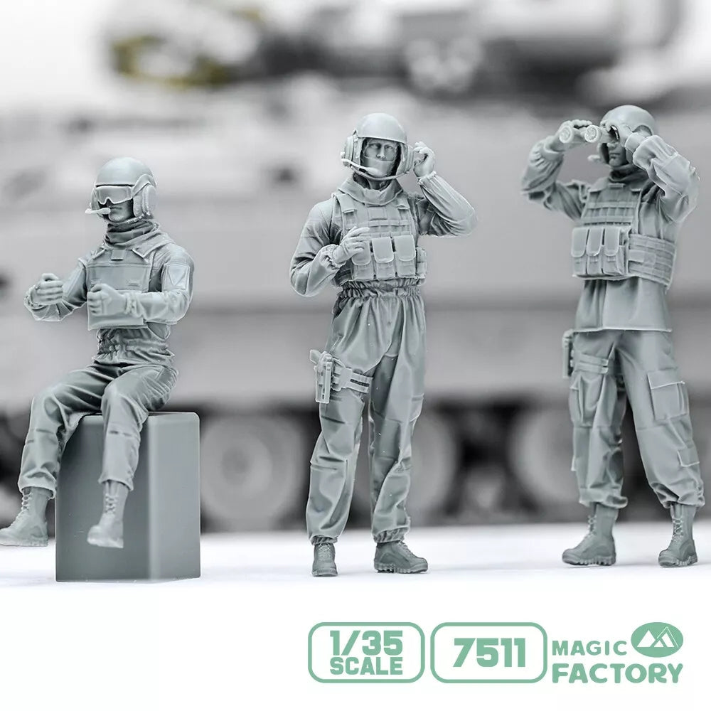 Magic Factory 7511 Modern U.S. Army Combat Vehicle Crew Set (2020s) 1/35 – imagen 2