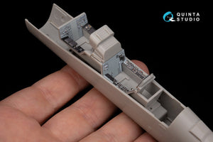 Quinta Studio QD48050 F/A-18F early 3D-Printed &amp;amp; coloured Interior on decal paper (Hasegawa) 1/48 – immagine 9