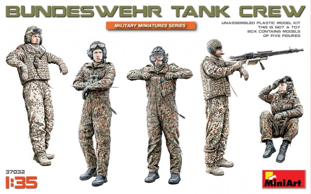 MiniArt 37032 ÉQUIPAGE DE CHARS DE LA BUNDESWEHR (1/35)