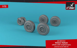 Armory Models AW72421 A.W. Valiant wheels w/ weighted tires 1/72 – zdjęcie 3