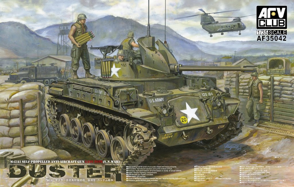 AFV Club 35042 M42A1 Duster (Type tardif) Guerre du Vietnam (1/35)
