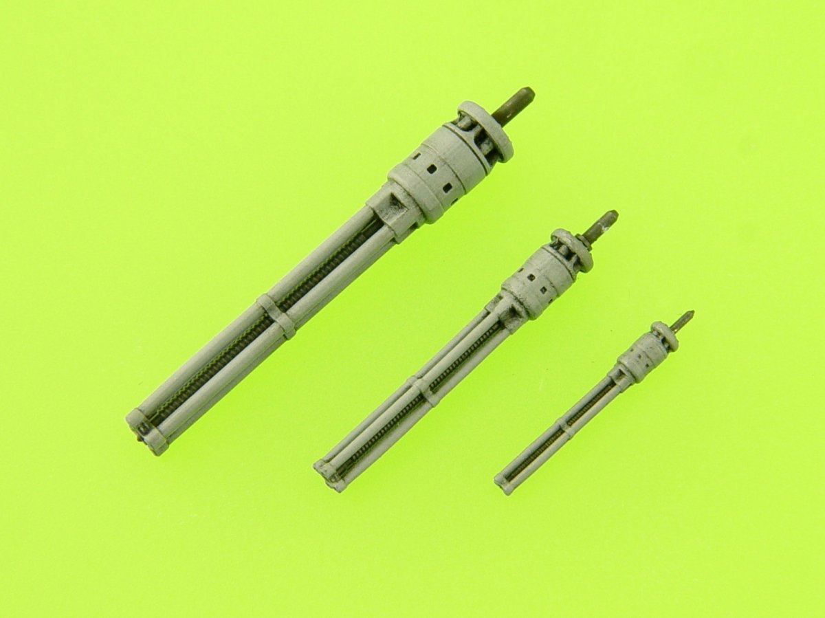 Master AM-72-110 Mi-24 (Hind D/E) - JakB-12.7 machine gun barrel and DUAS probe (metal and resin parts) 1/72 – immagine 8