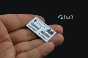 Quinta Studio QD72109 MiG-21PFM Gray panels 3D-Printed &amp;amp; coloured Interior on decal paper (Eduard) 1/72 – imagen 3