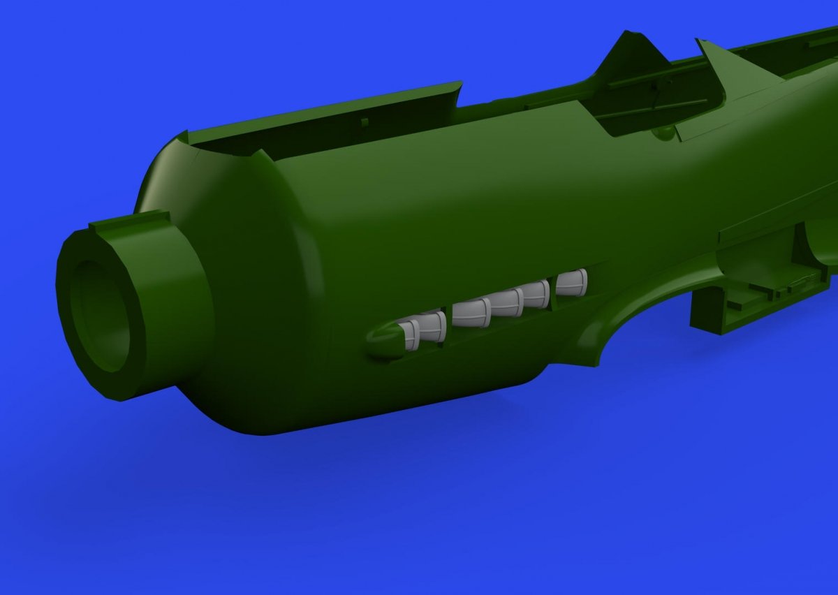 Eduard 648688 Fw 190D exhaust stacks EDUARD 1/48 – immagine 3