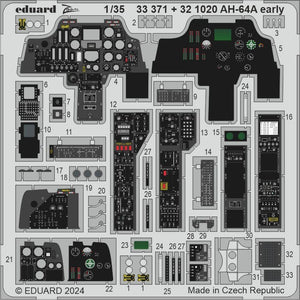 Eduard 33371 AH-64A TRUMPETER (première version) au 1/35