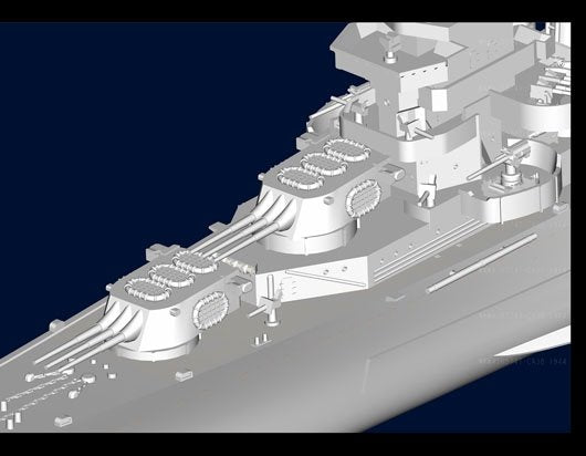 Trumpeter 05747 USS San Francisco CA-38 1944 1/700 – immagine 7