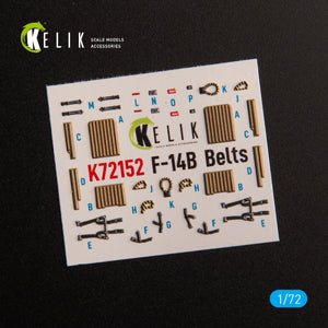 KELIK K72152 F-14B - interior 3D decals for GWH kit 1/72 – Bild 3