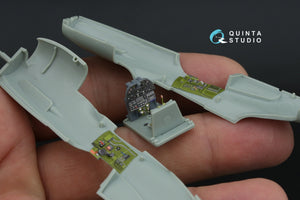 Quinta Studio QD+72054 P-40E Warhawk 3D-Printed &amp;amp; coloured Interior on decal paper (Academy/Modelist) (with 3D-printed resin parts) 1/72 – imagen 6