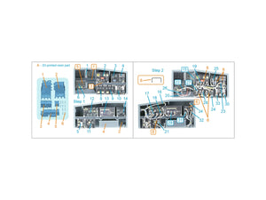 Quinta Studio QD+35144 AH-64A forward avionics bays 3D-Printed &amp;amp; coloured Interior on decal paper (Trumpeter) (with 3D-printed resin parts) 1/35 – Bild 7
