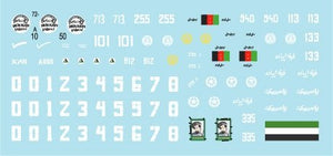 Star Decals 72-A1050 War in Afghanistan # 1. T-54B, T-55, T-55A, T-55AM and MAZ-537 1/72 – imagen 3