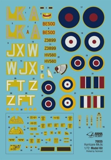 Arma Hobby 70035 Hawker Hurricane Mk IIc Expert Set 1/72 – image 4