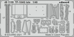Eduard 491139 TF-104G late for Kinetic Model 1/48 – imagen 2