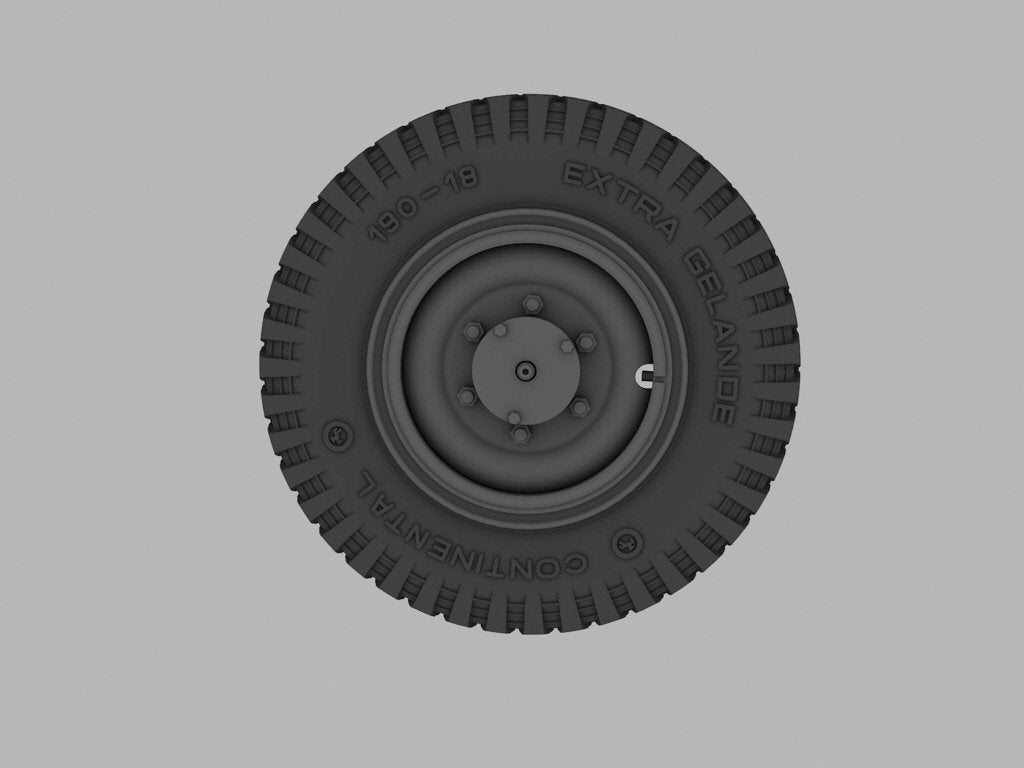 Panzer Art RE35-382 Sd.Kfz 221/222 road wheels (late pattern) 1/35 – imagen 3