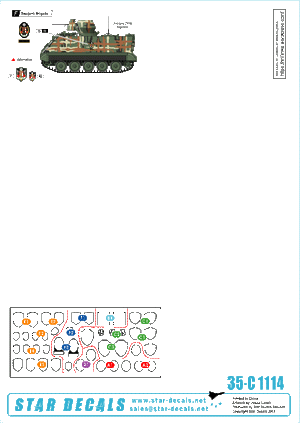 Star Decals 35-C1114 Lebanese Tanks &amp;amp; AFVs 7 1/35 – zdjęcie 2