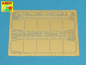 Aber 72A05 Side skirts for PzKpfw IV (HJ),Brummbar / Side skirts for PzKpfw IV (HJ),Brummbar 1/72