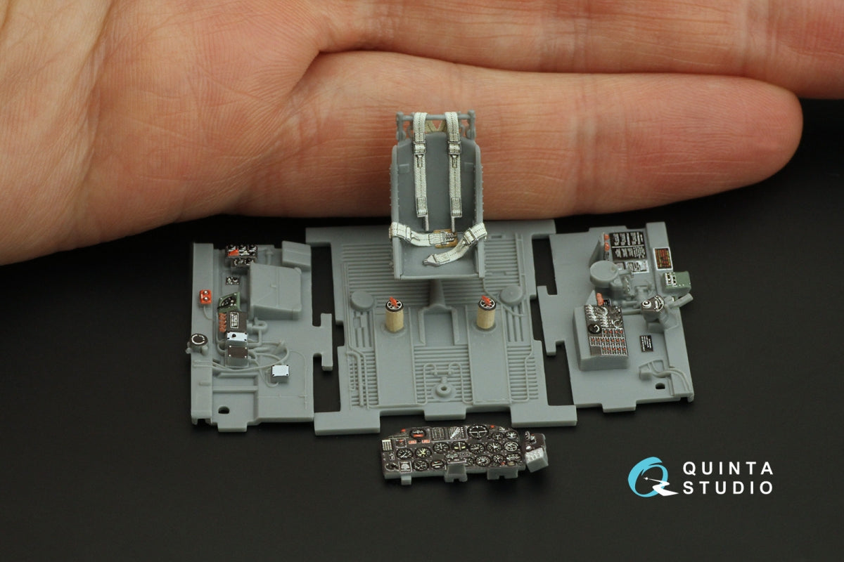 Quinta Studio QD48434 P-47D-25 Thunderbolt Intérieur coloré imprimé en 3D sur papier décalcomanie (Miniart) 1/48  – image 6