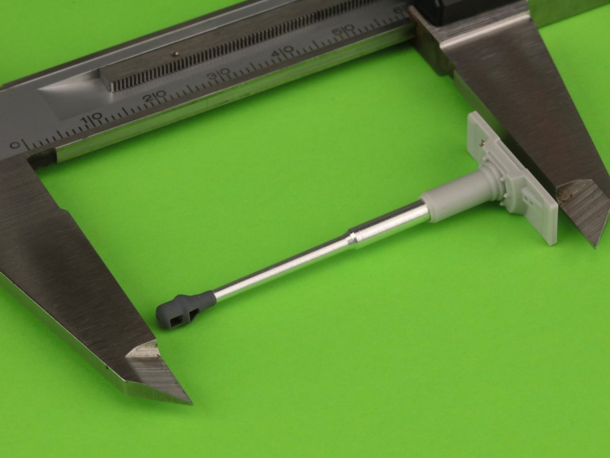 Master GM-72-021 PzKpfw VI Tiger I - MG-34 gun barrels &amp;amp; 88mm KwK36 L/56 with early muzzle break and standard gun mantlet 1/72 – Bild 3