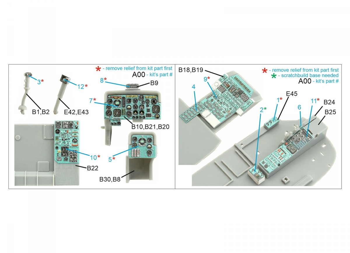 Quinta Studio QDS-48358 Ka-27PL Trainer version 3D-Printed &amp;amp; coloured Interior on decal paper (Hobby Boss) (Small version) 1/48 – zdjęcie 2