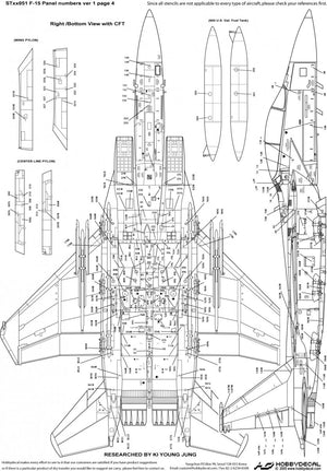 HobbyDecal ST32051V1 F-15 Panel numbers ver 1 1/32 – Bild 5