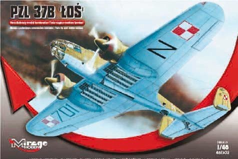 Mirage Hobby 481302 Łoś PZL 37B bomber 1/48
