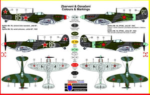 Kovozavody Prostejov KPM0068 Supermarine Spitfire Mk.Vb Red stars 1/72 – Bild 2
