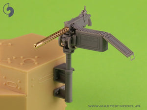 Master GM-35-087 Browning M1919 A4 .30 cal (7,62mm) - z uchwytem plot. M20 (używany np. na M3 Stuart) lub z kołyską D7431 (np. M3 Scout Car) 1/35 – Bild 6