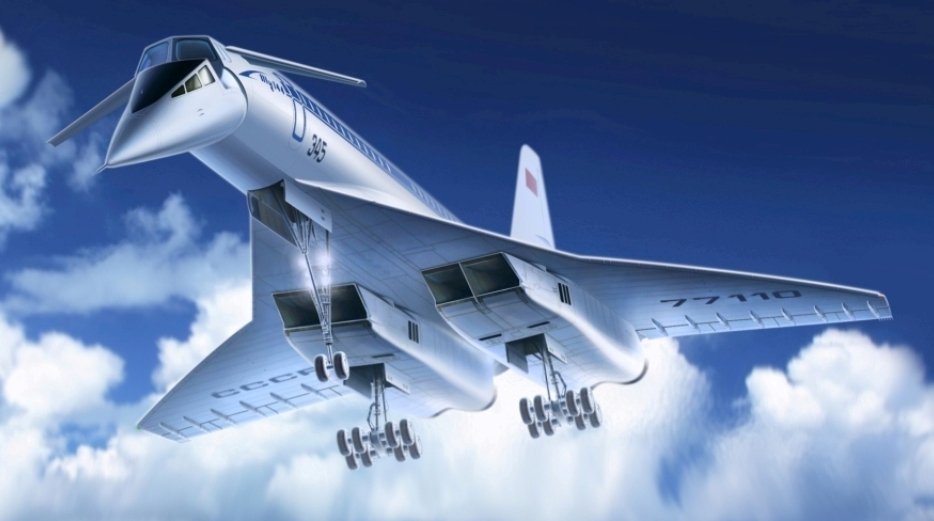 ICM 14401 Tu-144 "Charger", Soviet Supersonic Passenger Aircraft 1/144