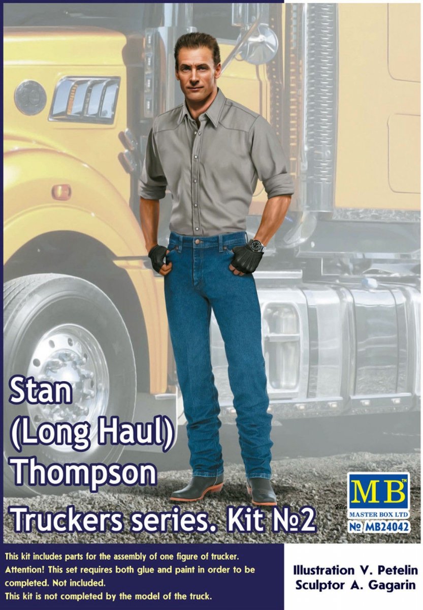 Master Box 24042 Truckers Series: Stan Long Haul Thompson 1/24