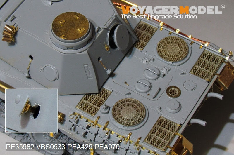 Voyager Model PE35982 WWII German Panther D Tank Early version Basic For TAKOM 2103 1/35 – imagen 7