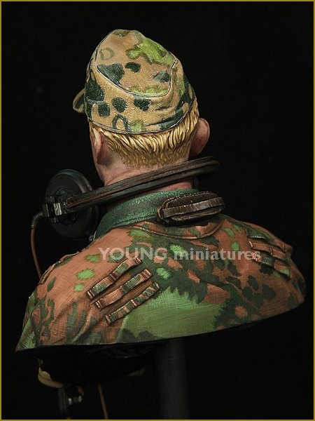 Young Miniatures YM1851 German WAFFEN SS Panzer Officer WWII 1/10 – imagen 4