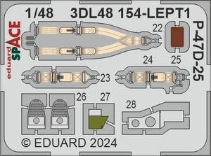 Eduard 3DL48154 P-47D-25 SPACE MINIART 1/48 – image 3