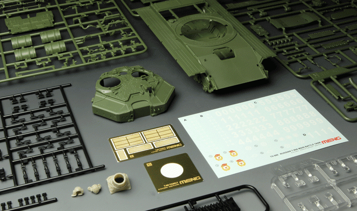 Meng Model TS-006 Russian Main Battle Tank T-90 1/35 – immagine 11