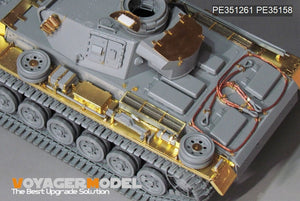 Voyager Model PE351261 WWII German Pz.KPfw.III Ausf.N early version upgrade set basic For DRAGON 6606 1/35 – Bild 6