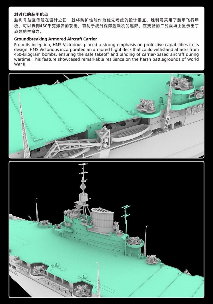 FlyHawk Model FH1135 HMS Victorious 1/700 – imagen 7