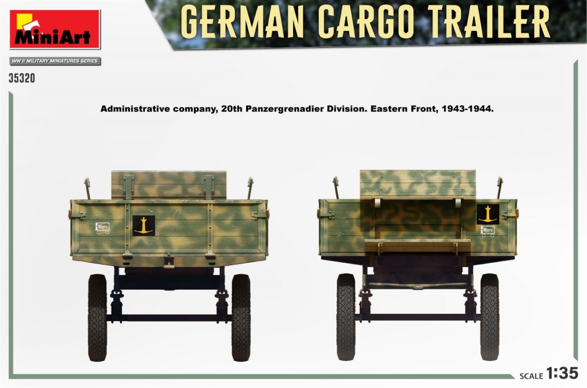 MiniArt 35320 GERMAN CARGO TRAILER 1/35 – immagine 4