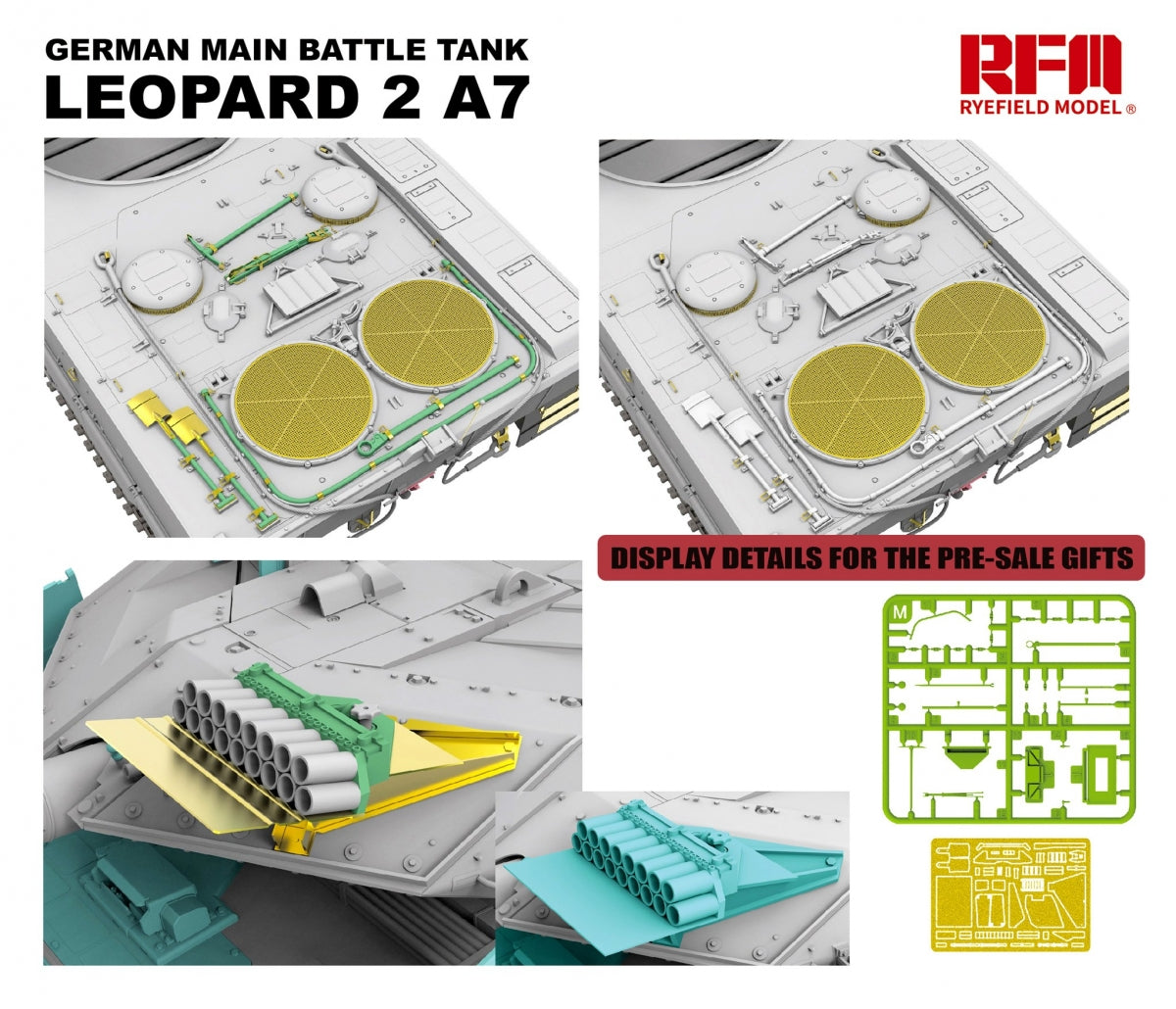 Rye Field Model 5108 Leopard 2 A7 German Main Battle Tank 1/35 – immagine 4