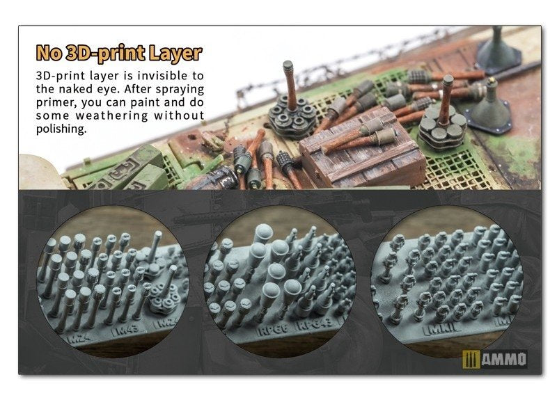Liang 0421 3D-Print Russia Grenade WWII x 58 1/35 – imagen 2