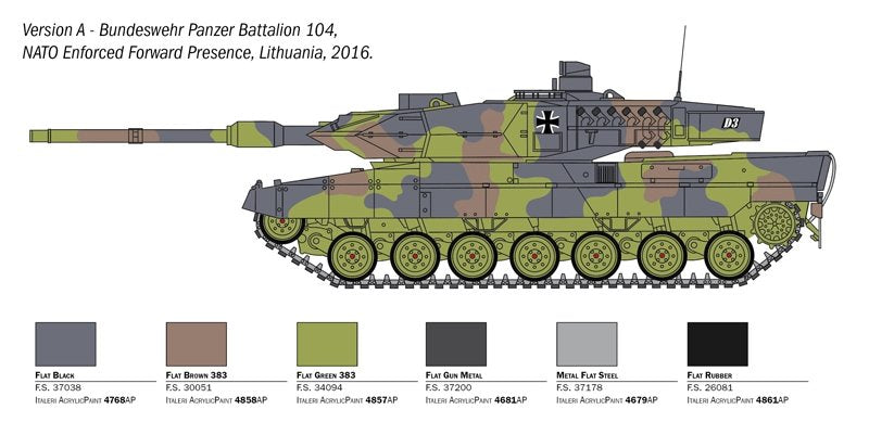 Italeri 6567 LEOPARD 2A6 1/35 – image 6