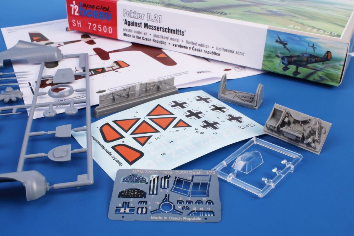 Special Hobby 72500 Fokker D.21 &amp;#39;Against Messerschmitts&amp;#39; 1/72 – zdjęcie 7