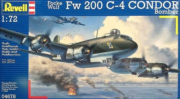 Revell 04678 Focke Wulf Fw 200 C-4 Condor Bomber 1/72
