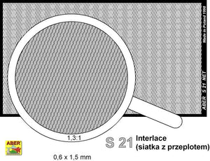 Aber S-21 Net with interlaced mesh 0.6 x 1.5 mm – image 2