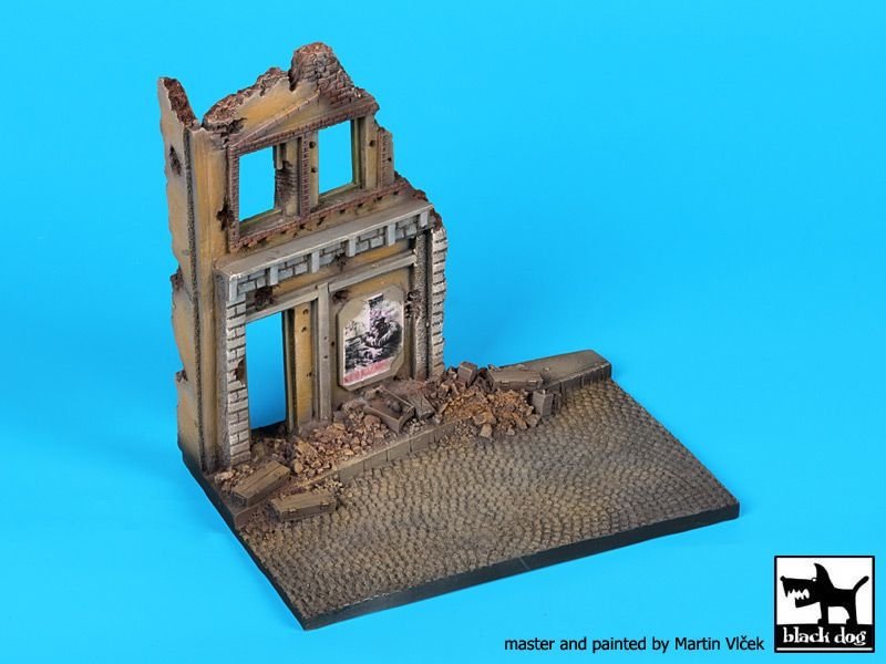 Socle de ruines de maison Black Dog D48001 au 1/48 – image 5