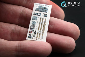 Quinta Studio QD72008 IL-2 Shturmovik 3D-Printed &amp;amp; coloured Interior on decal paper (for Tamiya kit) 1/72 – imagen 2