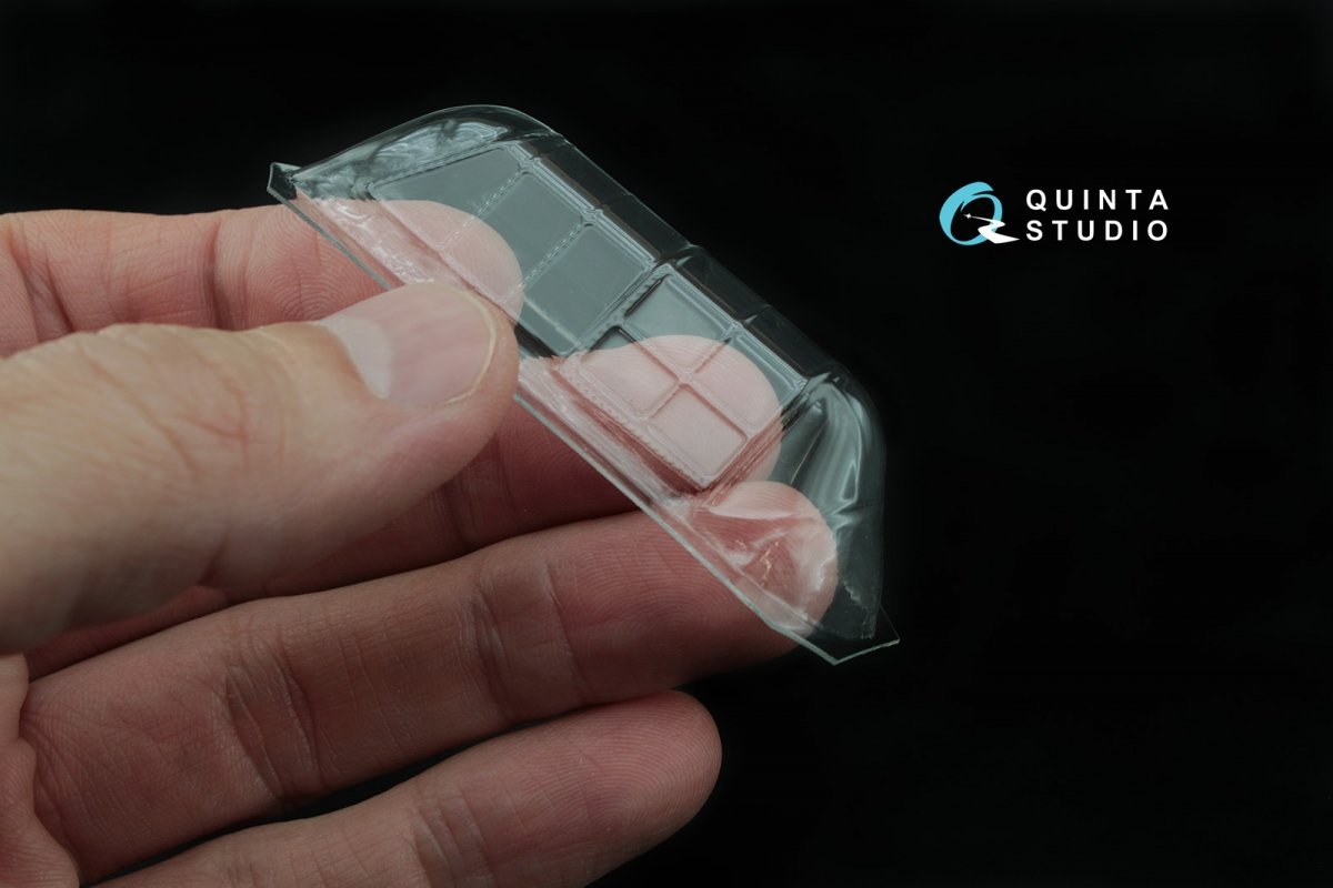Quinta Studio QC48017 Su-2 vacuformed clear canopy (for Zvezda kit) 1/48 – imagen 2