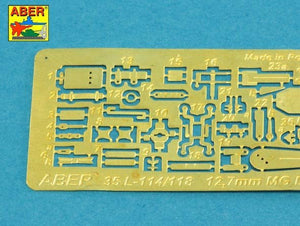 Aber 35L-118 Barrel for Russian 12,7mm heavy machine gun DShK, after WWII version (T-54/55; BTR-60APC) 1/35 – imagen 3