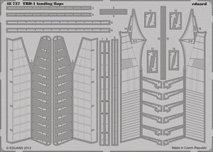 Eduard 48737 TBD-1 landing flaps 1/48 GREAT WALL HOBBY