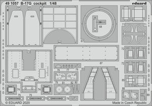 Eduard 491057 B-17G cockpit 1/48 HK MODELS – immagine 2