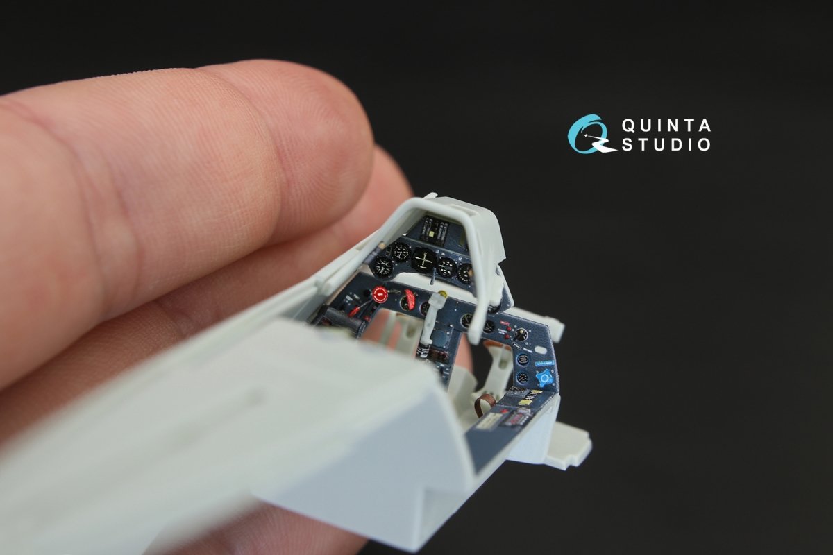 Quinta Studio QD32062 Fw 190F-8 3D-Printed &amp;amp; coloured Interior on decal paper (for Revell kit) 1/32 – imagen 8
