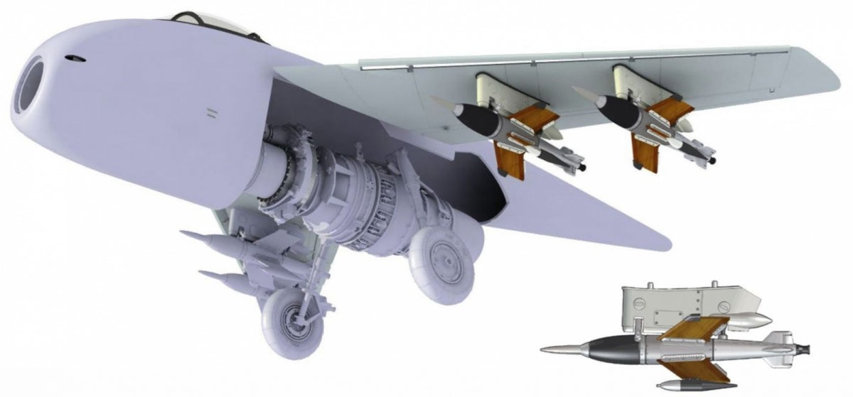 Das Werk DW32002 Messerschmitt P.1101 1/32